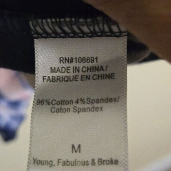 Young Fabulous & Broke Shaka Tie Dye Cozy Top Size M - Picture 8 of 8